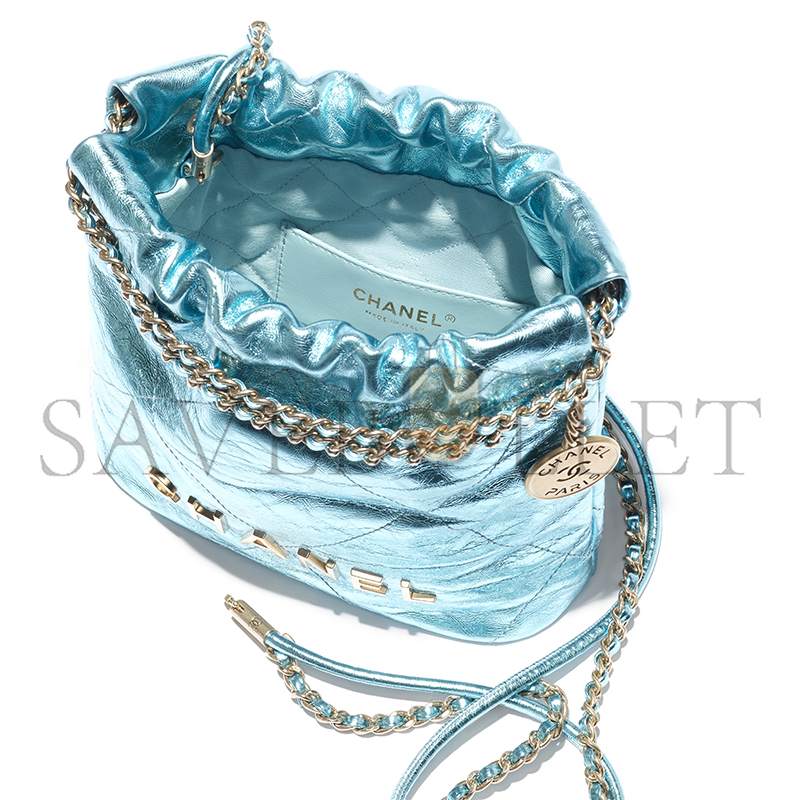 CHANEL 22 MINI HANDBAG AS3980 (20*19*6cm)